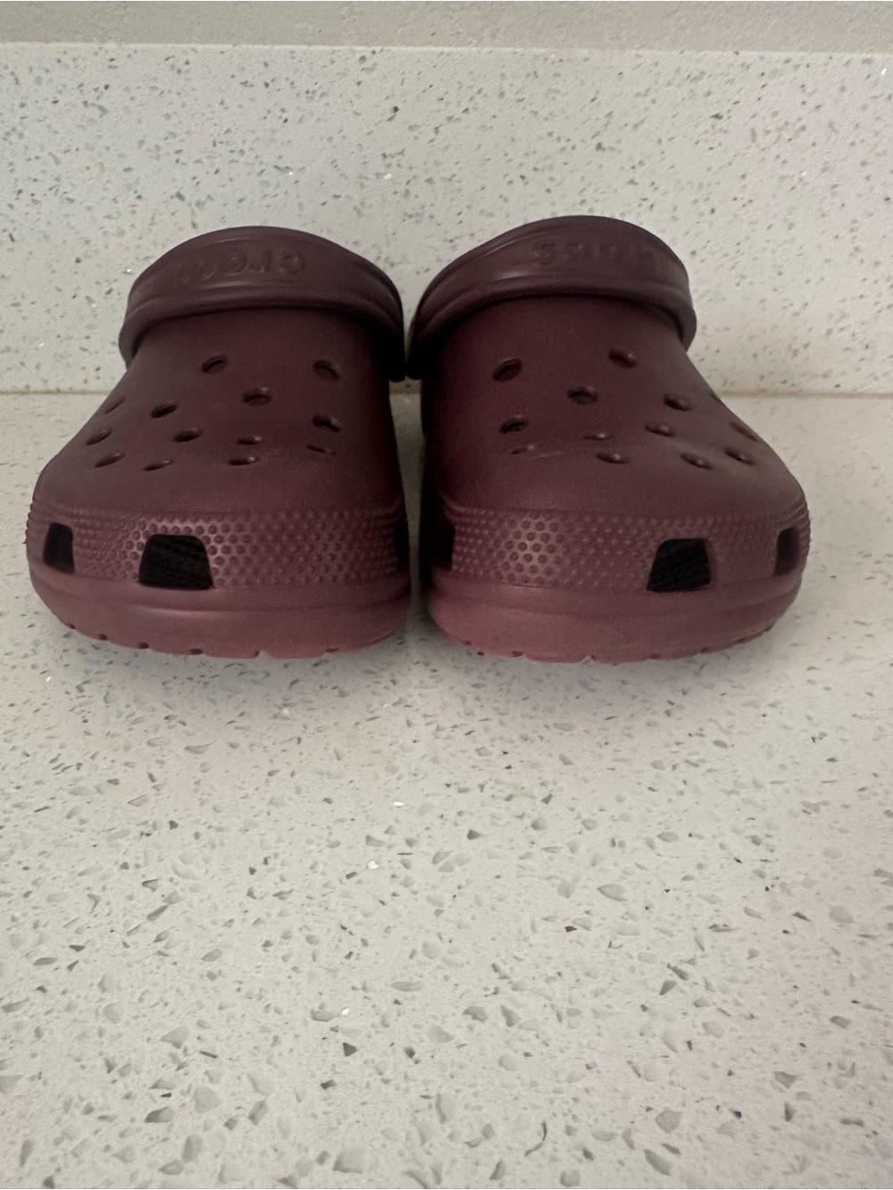 Comfortable Slip-On CROCS in Deep Maroon